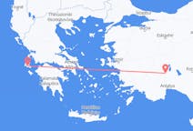 Flyg från Isparta till Cephalonia