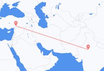 Vluchten van Jaipur naar Kahramanmaraş