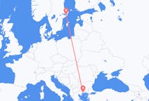 Flyrejser fra Kavala-præfekturet til Stockholm