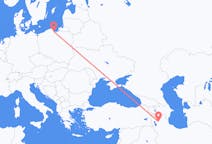 Flights from Tabriz to Gdańsk