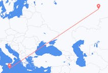 Flyg från Yekaterinburg, Ryssland till Malta (kommun), Malta