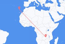 Flyg från Ndola, Zambia till Funchal, Portugal