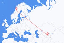 Flights from Khujand, Tajikistan to Hemavan, Sweden