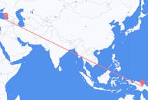 Flyreiser fra Tari, Papua Ny-Guinea til Trabzon, Tyrkia