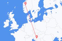 Flyrejser fra Sogndal, Norge til Zagreb, Kroatien