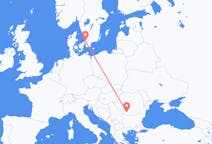 Voli da Ängelholm, Svezia a Craiova, Romania
