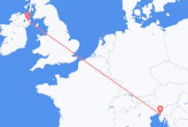 Flyreiser fra Trieste, Italia til Belfast, Nord-Irland