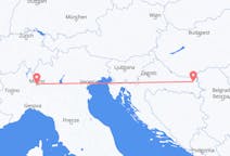 Flyrejser fra Osijek, Kroatien til Milano, Italien