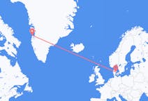 Flights from Aarhus, Denmark to Aasiaat, Greenland