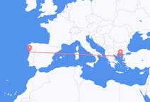 Vluchten van Porto, Portugal naar Lemnos, Griekenland