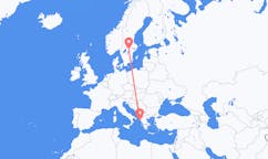 Flights from Örebro, Sweden to Corfu, Greece