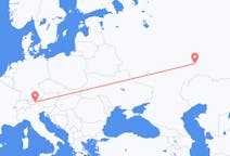 Vols de Samara, Russie à Innsbruck, Autriche