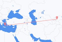 Flyreiser fra Andizjan, Usbekistan til Santorini, Hellas