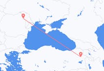 Flyreiser fra Ağrı, Tyrkia til Iași, Romania