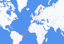 Flyreiser fra Maceió, Brasil til Kajana, Finland
