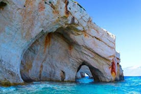 Zante Tour with Blue Caves Boat Trip and Wine Tasting