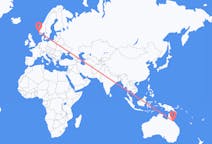 Flyreiser fra Townsville, Australia til Haugesund, Norge
