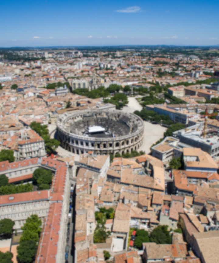 Flights from Carcassonne, France to Nîmes, France
