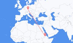 Flights from Shire, Ethiopia to Nuremberg, Germany
