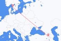 Flyreiser fra Jerevan, Armenia til Göteborg, Sverige