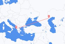 Flyg från Astrachan till Korfu
