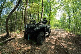 Actividad en quad de 1 hora en los bosques alrededor de la región de Rastoke y Plitvice