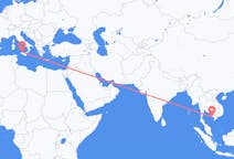 Flyrejser fra Phu Quoc, Vietnam til Palermo, Italien