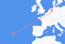 Loty z Ponta Delgada, Portugalia do Dortmundzie, Niemcy