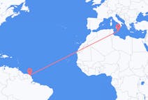Flights from Cayenne, France to Valletta, Malta