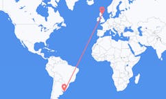 Flyg från Punta del Este, Uruguay till Aberdeen, Skottland