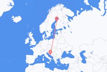 Flights from Split in Croatia to Kokkola in Finland