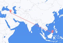 Flights from from Sandakan to Van