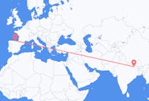 Flights from Kathmandu to Santander