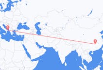 出发地 中国出发地 长沙市目的地 意大利布林迪西的航班