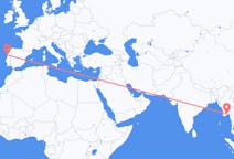 出发地 缅甸仰光目的地 葡萄牙波尔图的航班