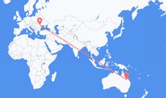Flyrejser fra Smaragd, Australien til Bacău, Rumænien