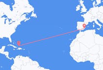 Flyg från Providenciales, Turks- och Caicosöarna till Murcia, Spanien