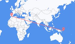 Flights from Kieta, Papua New Guinea to Málaga, Spain