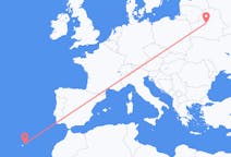 Flights from Minsk, Belarus to Vila Baleira, Portugal
