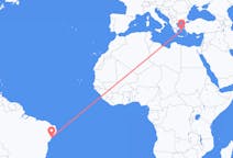 Flights from Aracaju, Brazil to Mykonos, Greece