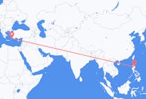 Flyrejser fra Cauayan, Isabela, Filippinerne til Rhodos, Grækenland