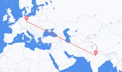 Flyrejser fra Gwalior, Indien til Leipzig, Tyskland
