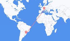 Flyreiser fra Caxias do Sul, Brasil til Genova, Italia