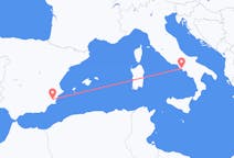 Flyreiser fra Napoli, Italia til Murcia, Spania
