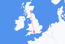 Flyreiser fra Bournemouth, England til Edinburgh, Skottland