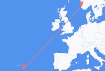 Flights from Santa Maria Island, Portugal to Stavanger, Norway