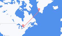 Flüge von Toronto, Kanada nach Paamiut, Grönland