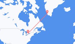 Flüge von Toronto, Kanada nach Paamiut, Grönland