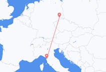 Flyrejser fra Dresden, Tyskland til Pisa, Italien