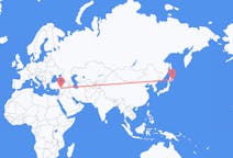 出发地 日本出发地 釧路市目的地 土耳其加濟安泰普的航班